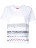 Coohem - Tricot Couture T-shirt - Women - Cotton - 38, White, Cotton