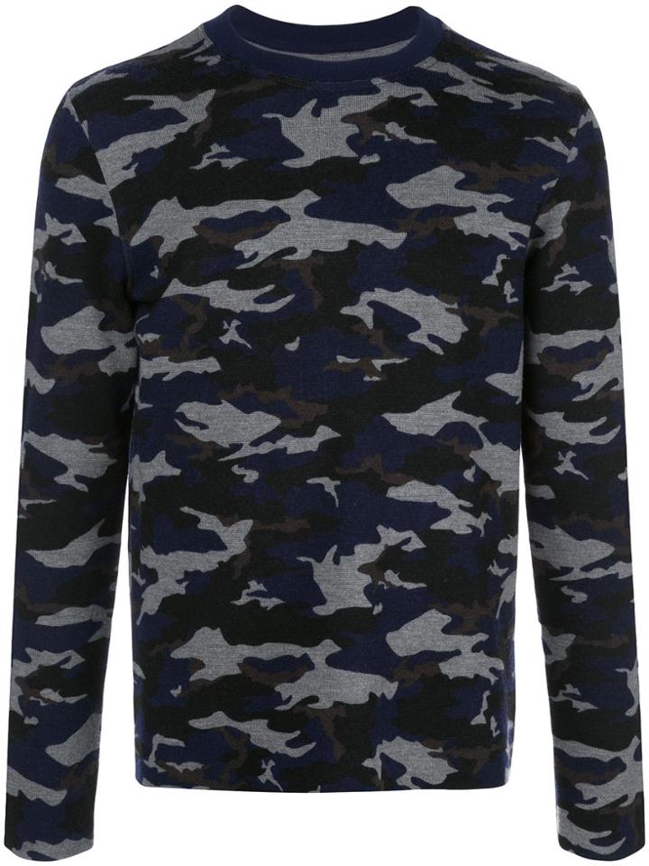 Aztech Mountain Matterhorn Camouflage Jumper - Blue