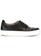 Ports 1961 Derby Sneakers, Men's, Size: 42, Black, Calf Leather/goat Skin/rubber