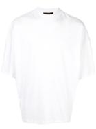 Caban Loose-fit Plain T-shirt - White