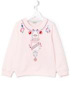 Kenzo Kids Embroidered Sweatshirt, Girl's, Size: 10 Yrs, Pink/purple
