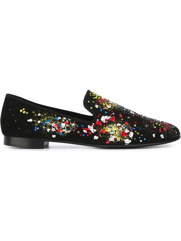 Giuseppe Zanotti Design Embellished Loafers