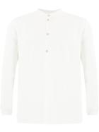 Toogood Band Collar Shirt - White
