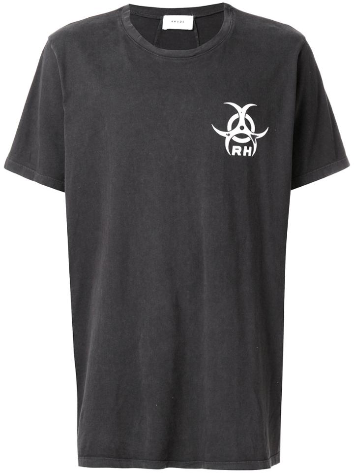 Rhude Printed T-shirt - Black