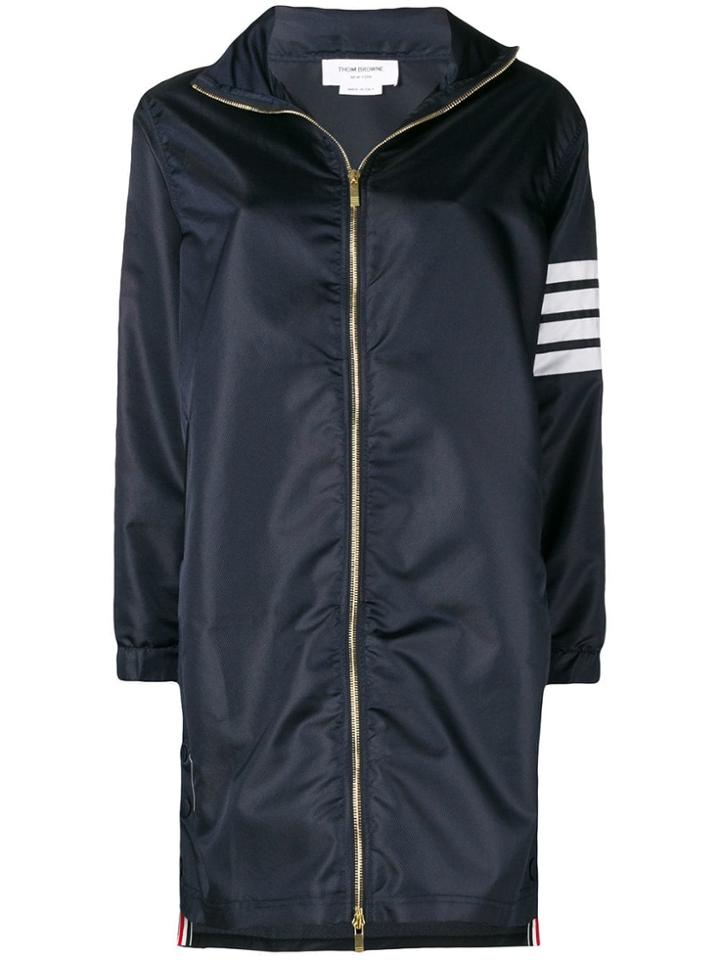 Thom Browne 4-bar Flyweight Hooded Parka - Blue