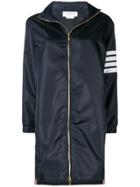 Thom Browne 4-bar Flyweight Hooded Parka - Blue