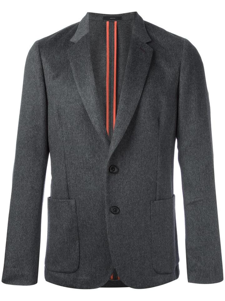 Paul Smith Two Button Blazer, Men's, Size: 48, Grey, Cashmere/cupro