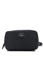 Mulberry Logo Patch Wash Bag - Black