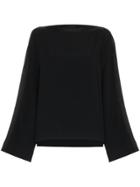 Haider Ackermann Oversized Crew Neck Top - Black