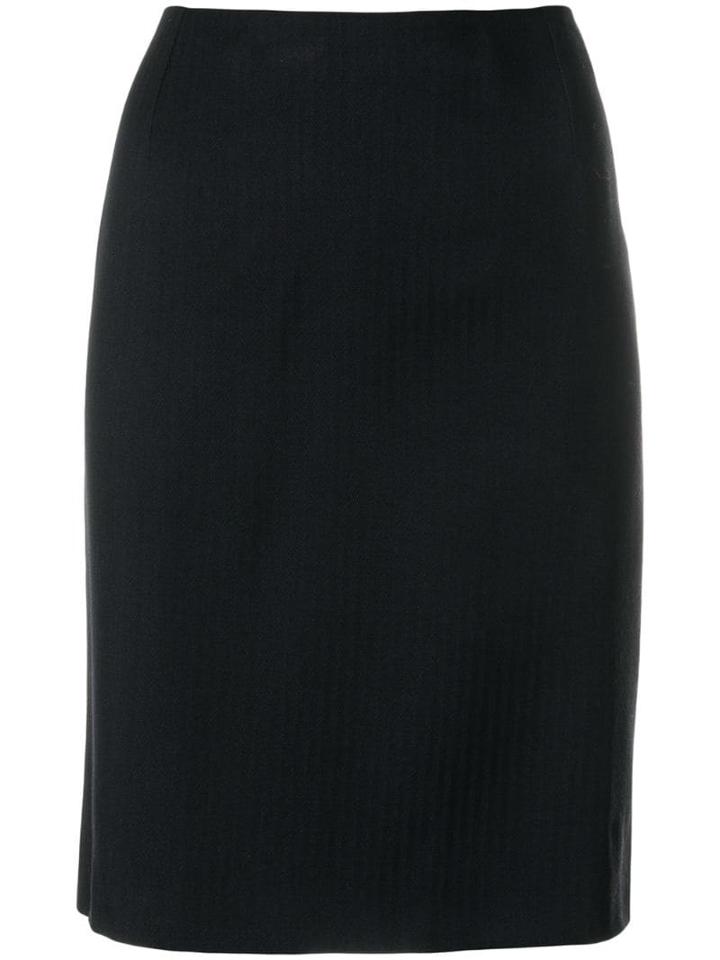 Versace Pre-owned Straight Classic Skirt - Black