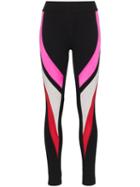 No Ka' Oi High-rise Colour-block Leggings - Black