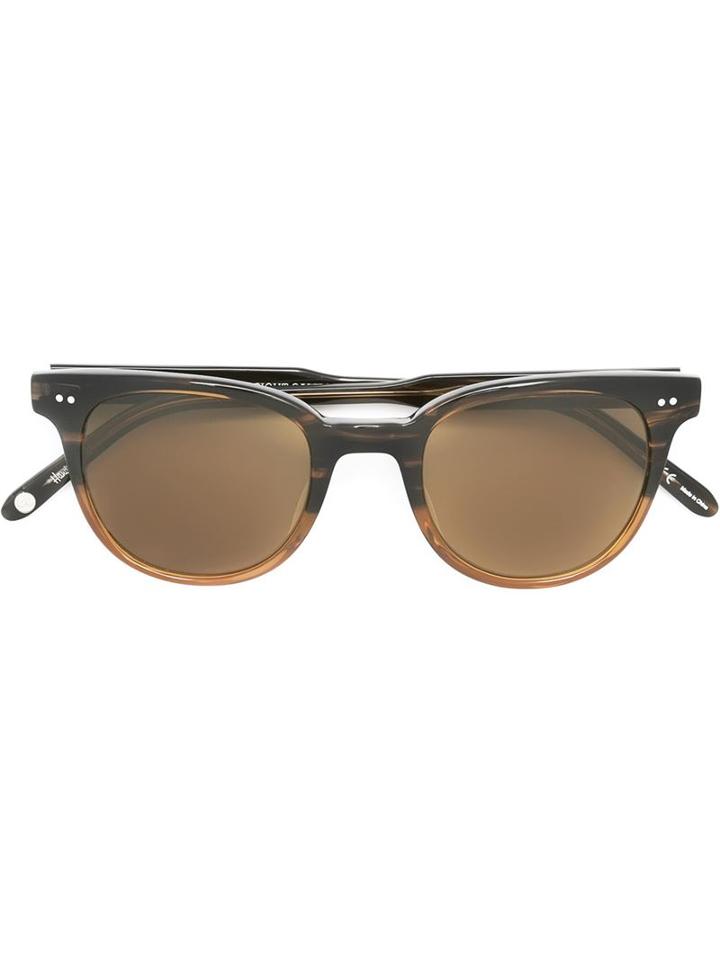 Garrett Leight Angelus Sunglasses, Adult Unisex, Brown, Acetate/glass