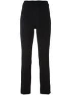 Ermanno Scervino Cropped Trousers, Women's, Size: 40, Black, Triacetate/polyester
