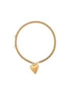 Versace Heart Motif Bracelet - Gold