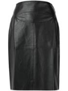 Egrey - Leather Skirt - Women - Leather - 38, Black, Leather