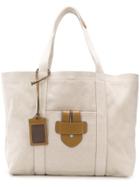 Tila March Leather Tote - Neutrals