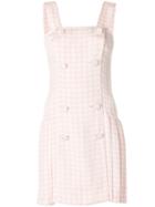 Versace Vintage Checked Dress - Pink & Purple
