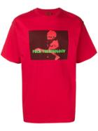 Pressure Graphic Print T-shirt - Red