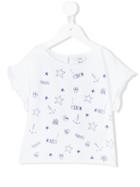 Knot - Water Symbols T-shirt - Kids - Cotton - 4 Yrs, White