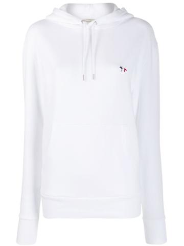 Maison Kitsuné Fox Logo Hoody - White