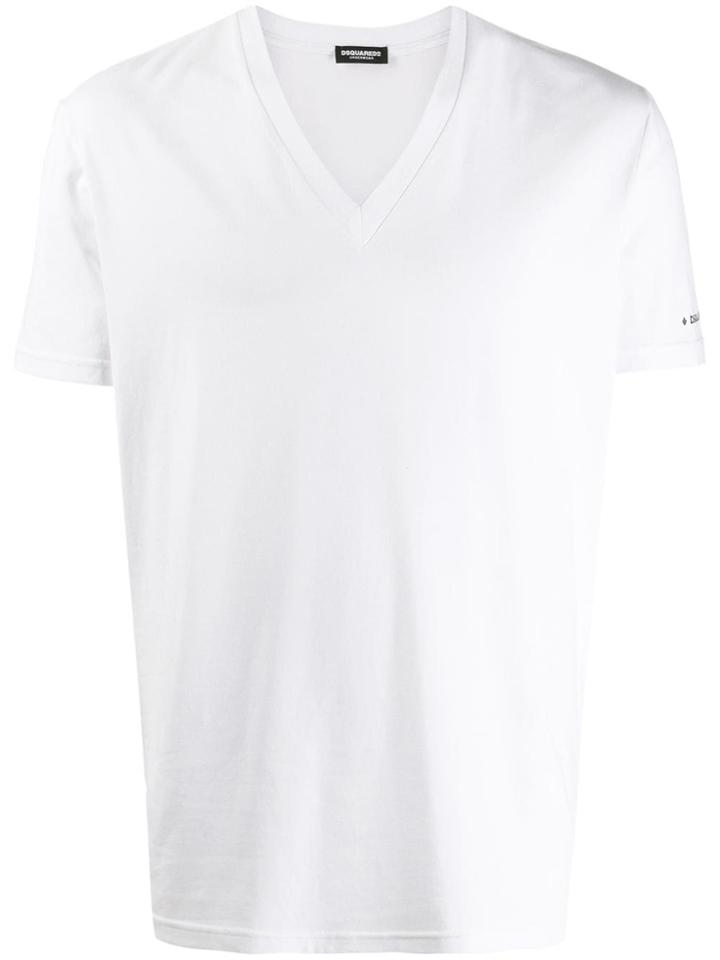 Dsquared2 Logo Sleeve T-shirt - White