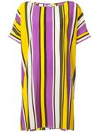 P.a.r.o.s.h. Short Sleeve Dress - Yellow & Orange
