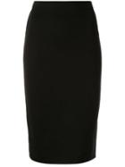 Ralph Lauren Collection Classic Pencil Skirt - Black
