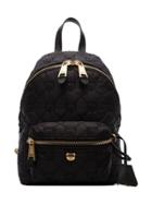 Moschino Black Quilted Teddy Bear Motif Backpack