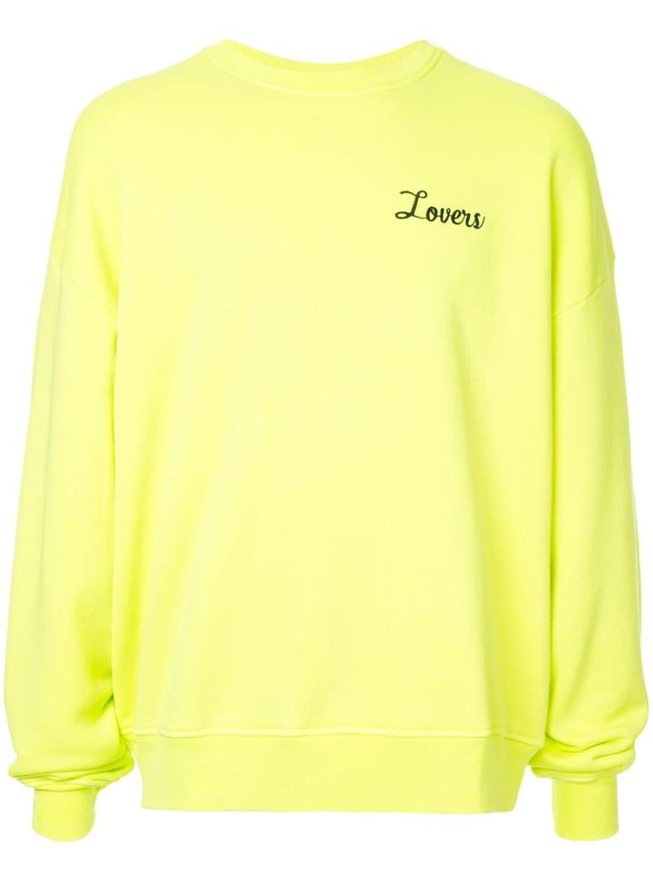 Amiri 'lovers' Sweatshirt - Yellow