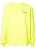 Amiri 'lovers' Sweatshirt - Yellow