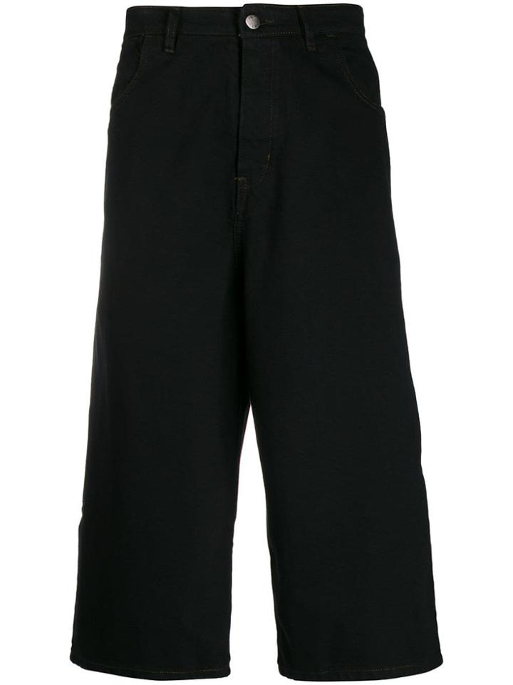 Société Anonyme Cropped Wide-leg Jeans - Black