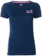 Ea7 Emporio Armani Slim Logo T-shirt - Blue