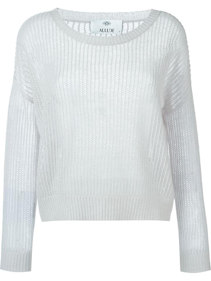 Allude Ribbed Sweater