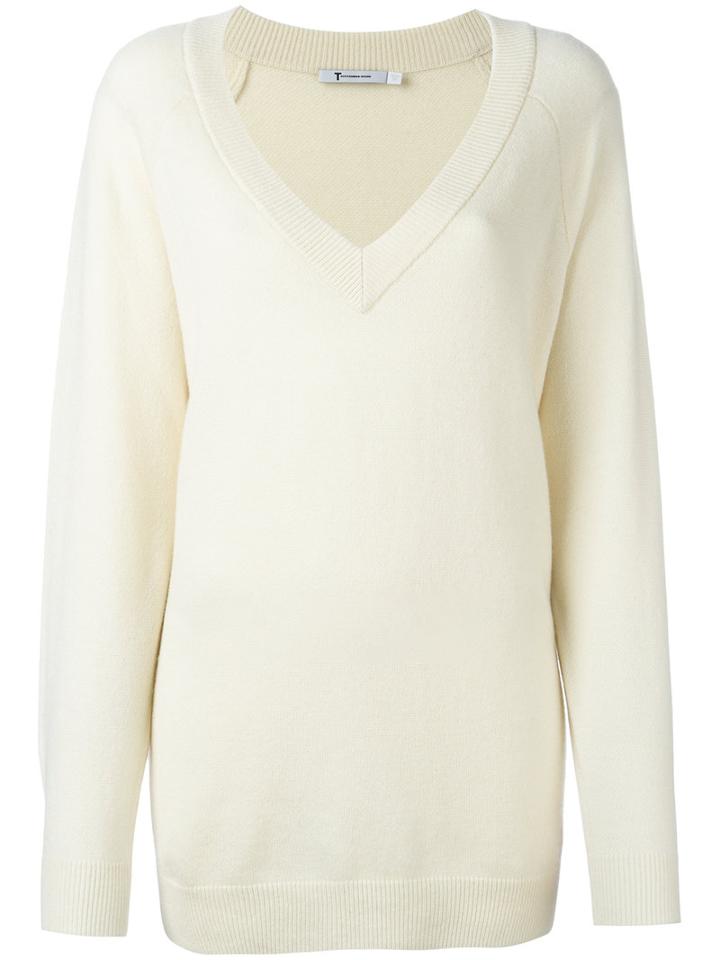 Alexander Wang Knitted Top, Women's, Size: Small, Yellow/orange, Cashmere/wool