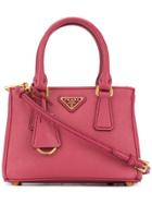 Prada Mini Galleria Tote Bag - Pink & Purple