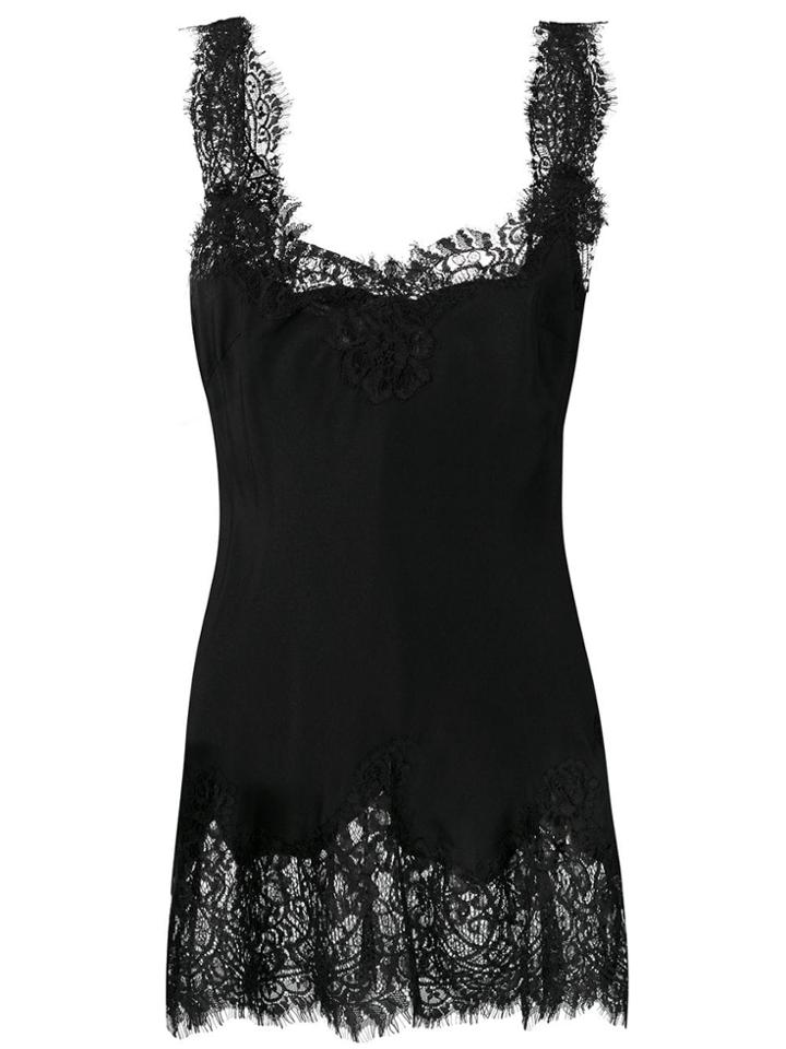 Gold Hawk Late Trim Tank Top - Black