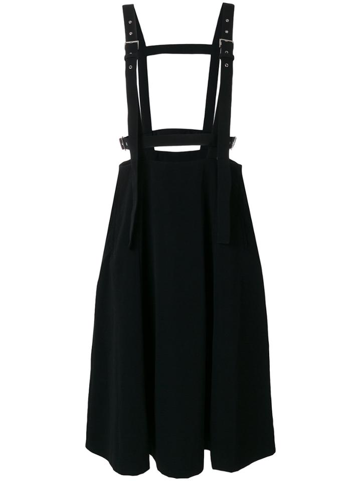 Comme Des Garçons Noir Kei Ninomiya Suspender Pleated Skirt - Black