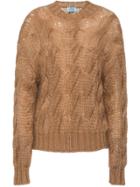 Prada Cable Knit Sweater - Nude & Neutrals