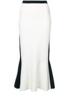 Dvf Diane Von Furstenberg Knit Flare Skirt - White