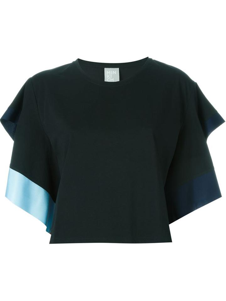 Minki Cheng Ruffled Sleeve T-shirt