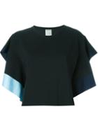 Minki Cheng Ruffled Sleeve T-shirt