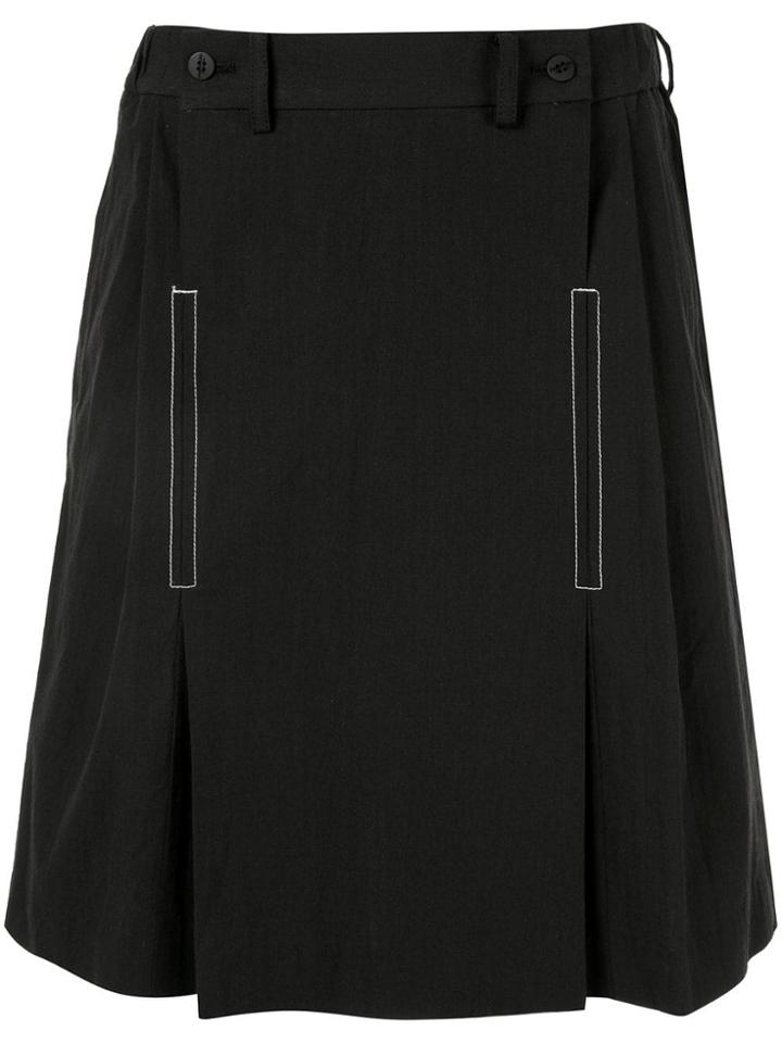 Yoshiokubo Side Pockets Skorts - Black