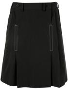 Yoshiokubo Side Pockets Skorts - Black
