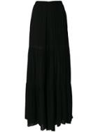 Roberto Collina Long Flared Trousers - Black