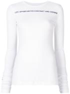 Juun.j Life Opportunities T-shirt - White