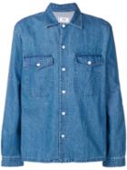 Ami Paris Denim Overshirt - Blue