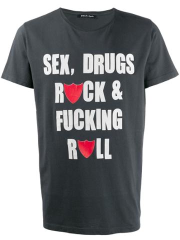 Htc Los Angeles Slogan T-shirt - Black