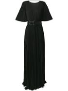 Elisabetta Franchi Belted Evening Dress - Black