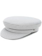 Manokhi Round Brim Hat - White