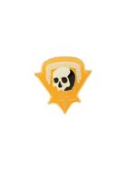 Undercover The Dead Hermits Pin - Yellow